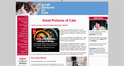 Desktop Screenshot of great-pictures-of-cats.com